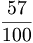 cinquanta fratto cento